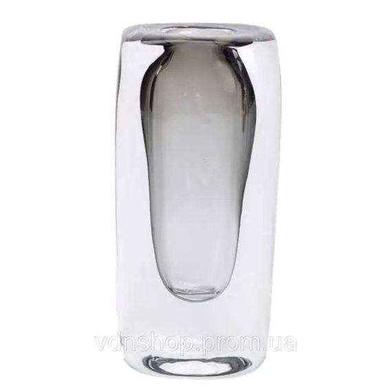 Ваза скляна прозора 8.3х6х18.5 см для квітів декоративна 150 мл HP-10-17
