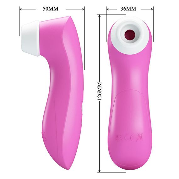 Вакуумний стимулятор - Romance Sucking Pleasure Stimulator Breeze Pink | Зображення 8