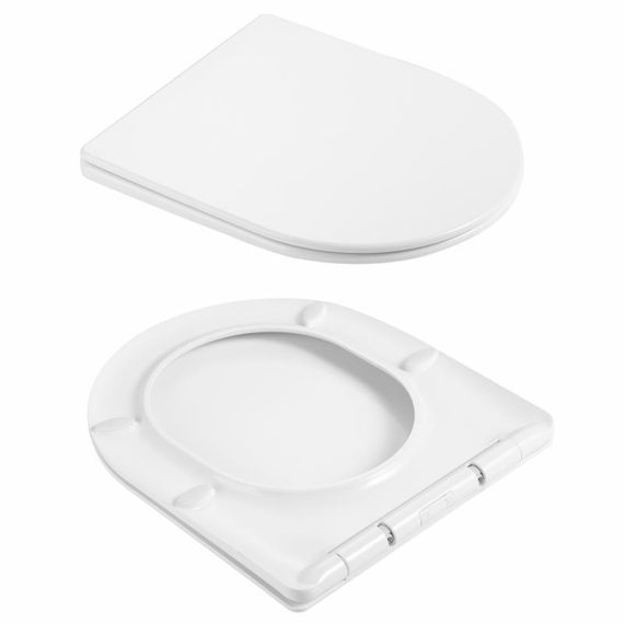 Унитаз подвесной Qtap Taurus безободковый с сиденьем Soft-close QTTAU26W45428 | Зображення 6