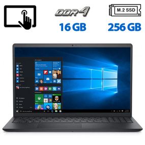 Ультрабук Б-клас Dell Inspiron 15 3511 / 15.6" (1920x1080) IPS Touch / Intel Core i5-1135G7 (4 (8) ядра по 4.2 GHz) / 16 GB DDR4 / 256 GB SSD M.2 / Intel Iris Xe Graphics / WebCam / HDMI / Windows 10 б/в